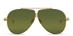 VALENTINO Valentino XVI Unisex Aviator Sunglasses in Gold – Product Photo 1