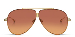 VALENTINO Valentino XVI Unisex Aviator Sunglasses in Gold – Product Photo 1
