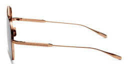 Shop VALENTINO XVI Unisex Aviator Sunglasses in Rose Gold online.