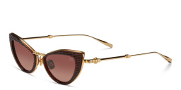 Shop VALENTINO Cat-Eye Sunglasses in Burgundy online.