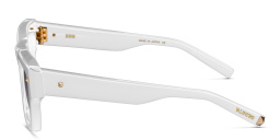 Shop VALENTINO Unisex Square Sunglasses in White online.