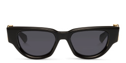 Shop VALENTINO Cat-Eye Sunglasses in Black online.