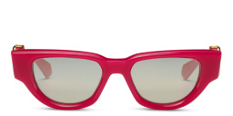 Shop VALENTINO Cat-Eye Sunglasses in Fuchsia online.