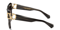 Shop VALENTINO V-Uno Oversized Square Sunglasses in Black online.