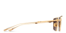 Shop VALENTINO Unisex Aviator Sunglasses in Gold online.