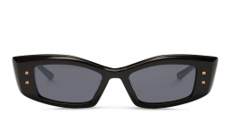VALENTINO Rectangle Sunglasses in Black – Product Photo 1