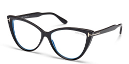 TOM FORD Cat-Eye Eyeglasses in Shiny Black – Product Photo 2