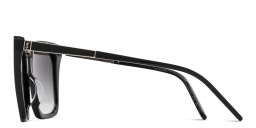 Shop SAINT LAURENT Cat-Eye Sunglasses in Black online.