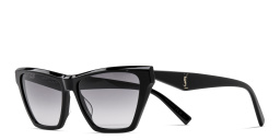 SAINT LAURENT Cat-Eye Sunglasses in Black – Product Photo 2