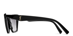 SAINT LAURENT Cat-Eye Sunglasses in Black – Product Photo 3