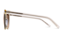 نظارات شمسية كات آي من سان لوران بلون أصفر - صورة المنتج 3