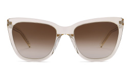 SAINT LAURENT Cat-Eye Sunglasses in Yellow – Product Photo 1