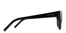 SAINT LAURENT Cat-Eye Sunglasses in Black – Product Photo 4