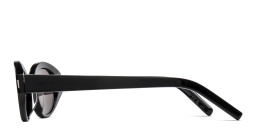 SAINT LAURENT Round Sunglasses in Black – Product Photo 3