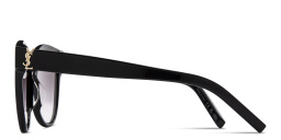 SAINT LAURENT Cat Eye Sunglasses in Black – Product Photo 3
