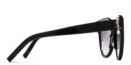 SAINT LAURENT Cat Eye Sunglasses in Black – Product Photo 4