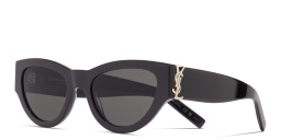 SAINT LAURENT Cat-Eye Sunglasses in Black – Product Photo 2