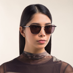 SAINT LAURENT Cat-Eye Sunglasses in Black – Product Photo 6