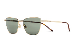 SAINT LAURENT Cat-Eye Sunglasses in Gold – Product Photo 2