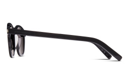 Shop SAINT LAURENT Round Sunglasses in Black online.