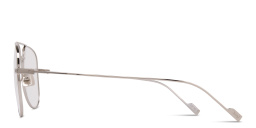 نظارات طبية أفياتور من سان لوران بلون فضي - صورة المنتج 2