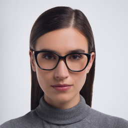 نظارات طبية كات آي من سان لوران بلون أسود - صورة المنتج 5