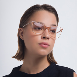 SAINT LAURENT Cat-Eye Eyeglasses in Nude – Product Photo 6