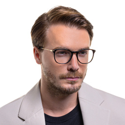 EYE'M Round Eyeglasses in Havana – Product Photo 5