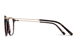 EYE'M Round Eyeglasses in Havana – Product Photo 2