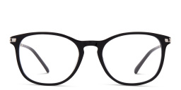 EYE'M Round Eyeglasses in Black – Product Photo 1