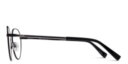 Shop EYE'M Round Eyeglasses in Black online.