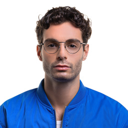 Shop EYE'M Round Eyeglasses in Gunmetal online.