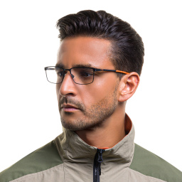 Shop EYE'M Rectangle Eyeglasses in Black online.