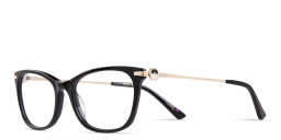EYE'M Cat-Eye Eyeglasses in Black – Product Photo 2