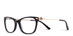 Shop EYE'M Cat-Eye Eyeglasses in Black Gold online.