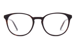 EYE'M Round Eyeglasses in Brown – Product Photo 1