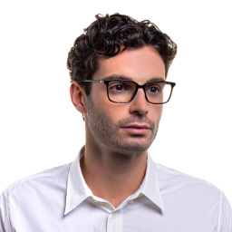 EYE'M Square Eyeglasses in Brown – Product Photo 6