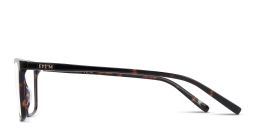 EYE'M Square Eyeglasses in Brown – Product Photo 3
