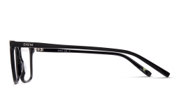 Shop EYE'M Square Eyeglasses in Black online.