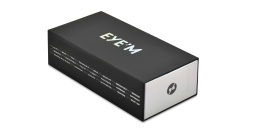 Shop EYE'M Rimless Wide Square Eyeglasses in Gunmetal online.