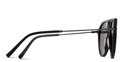 Shop EYE'M Aviator Sunglasses in Black online.