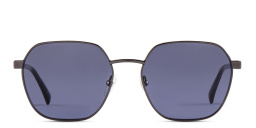 EYE'M Irregular Sunglasses in Silver – Product Photo 1