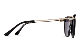 EYE'M Cat-Eye Sunglasses in Black – Product Photo 4