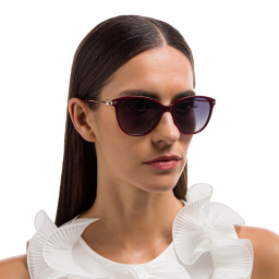 EYE'M Cat-Eye Sunglasses in Red – Product Photo 6