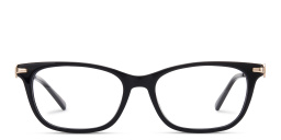 EYE'M Rectangle Eyeglasses in Black – Product Photo 1