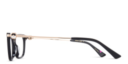 EYE'M Rectangle Eyeglasses in Black – Product Photo 3