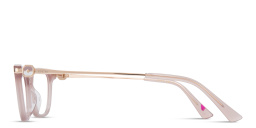 Shop EYE'M Rectangle Eyeglasses in Nude online.
