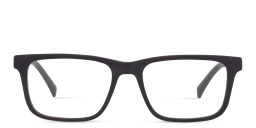 EYE'M Clip-On Rectangle Eyeglasses in Black – Product Photo 3