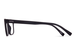 EYE'M Clip-On Rectangle Eyeglasses in Black – Product Photo 4