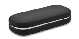 EYE'M Clip-On Rectangle Eyeglasses in Black – Product Photo 7